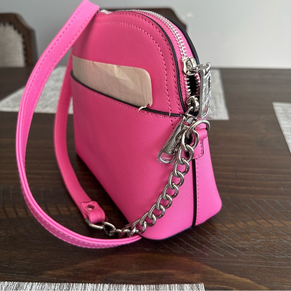 New STEVE MADDEN Women’s BMAGGIE CROSSBODY Handbag Purse  BRIGHT PINK - Picture 5 of 6